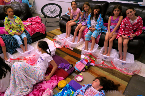 Spa Pajama Party In Full Swing Spa Pajama Party In Full Swing