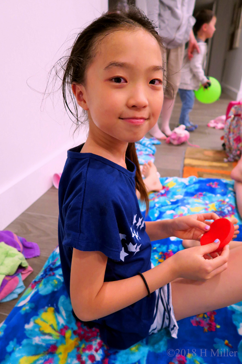 Close Up Of Completed Spa Facial Close Up Of Completed Spa Facial