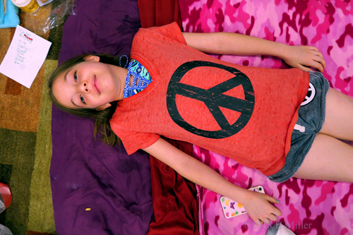 Party Guest Getting Ready For Her Spa Facial Party Guest Getting Ready For Her Spa Facial