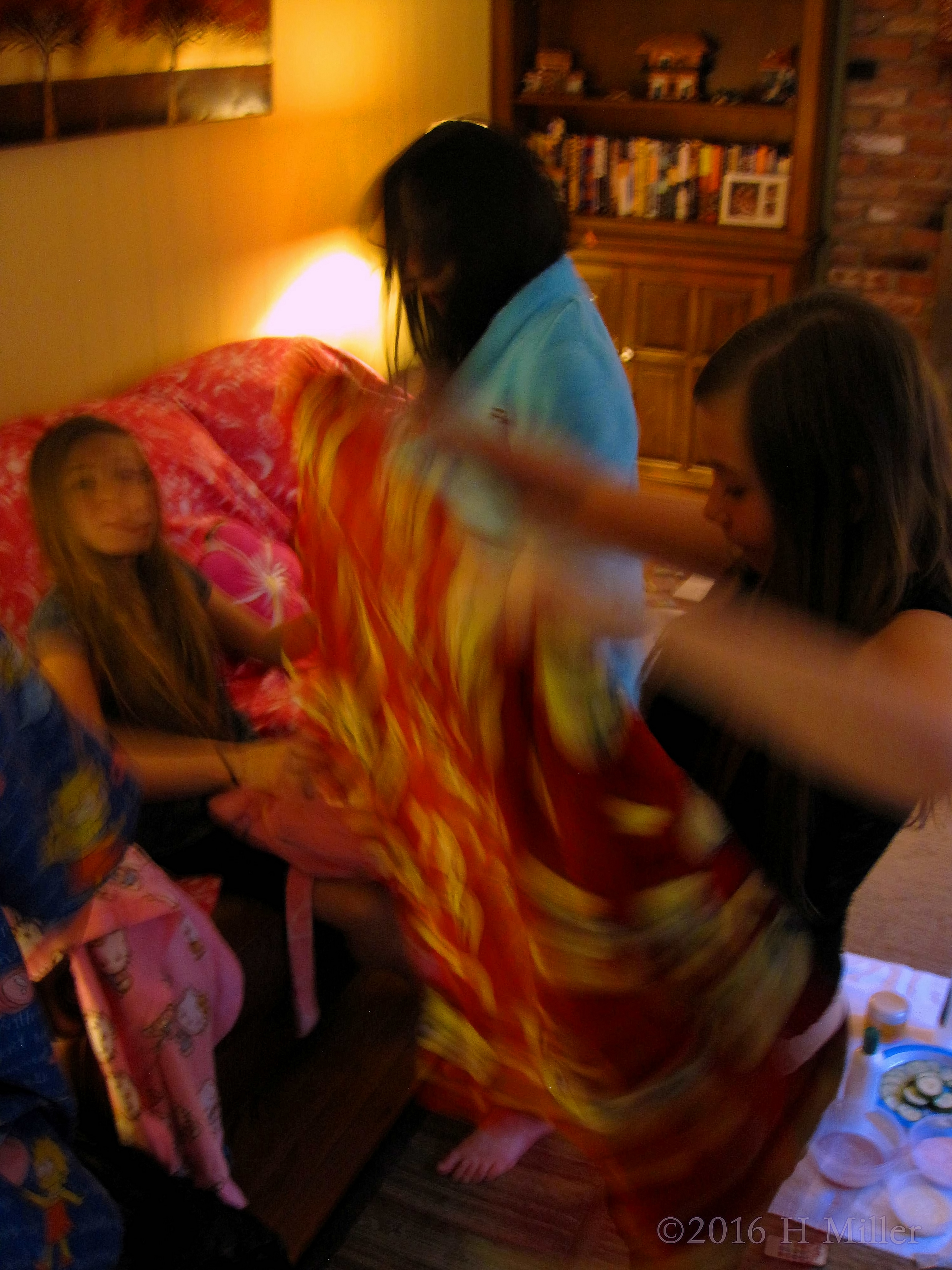 Getting Their Spa Robes Getting Their Spa Robes