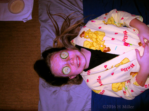 Relaxing In A Homemade Strawberry Face Mask. Relaxing In A Homemade Strawberry Face Mask.