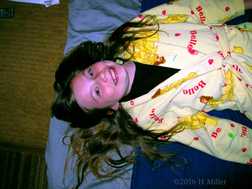 Smiling Before Her Facial! Smiling Before Her Facial!