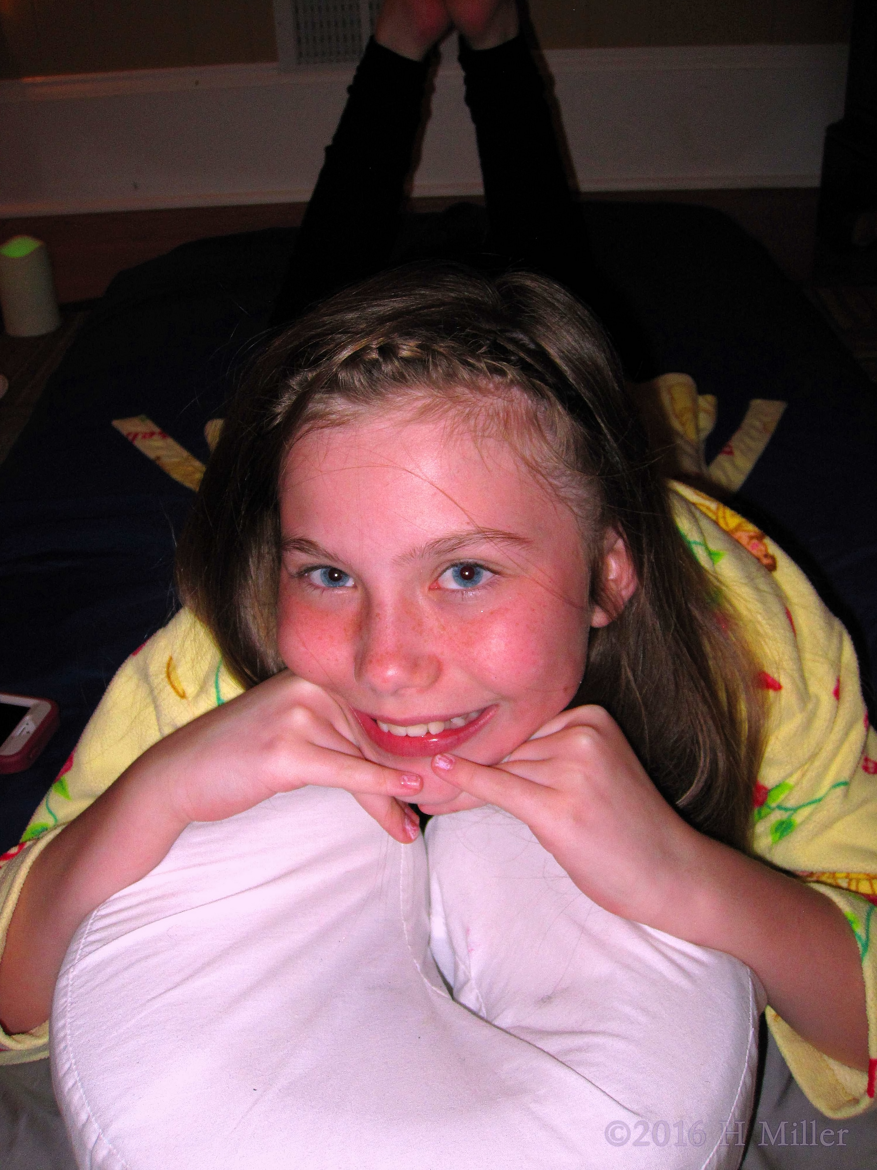 She's Excited For Her Kids Spa Treatment! She's Excited For Her Kids Spa Treatment!