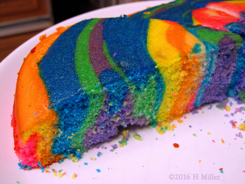 Amazing Rainbow Layer Birthday Cake