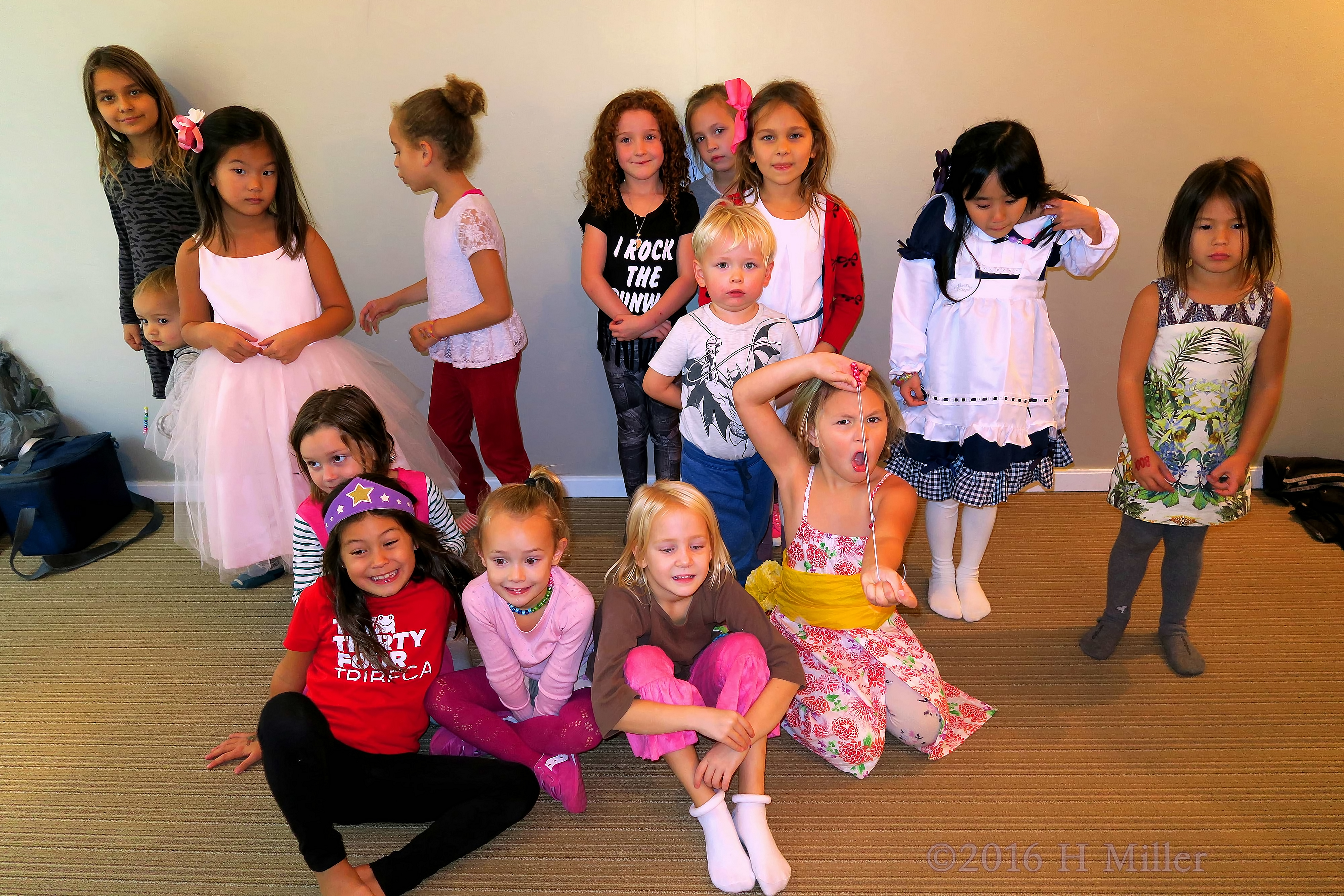 Chilling Out Together During Group Photos Before The Kids Party Chilling Out Together During Group Photos Before The Kids Party