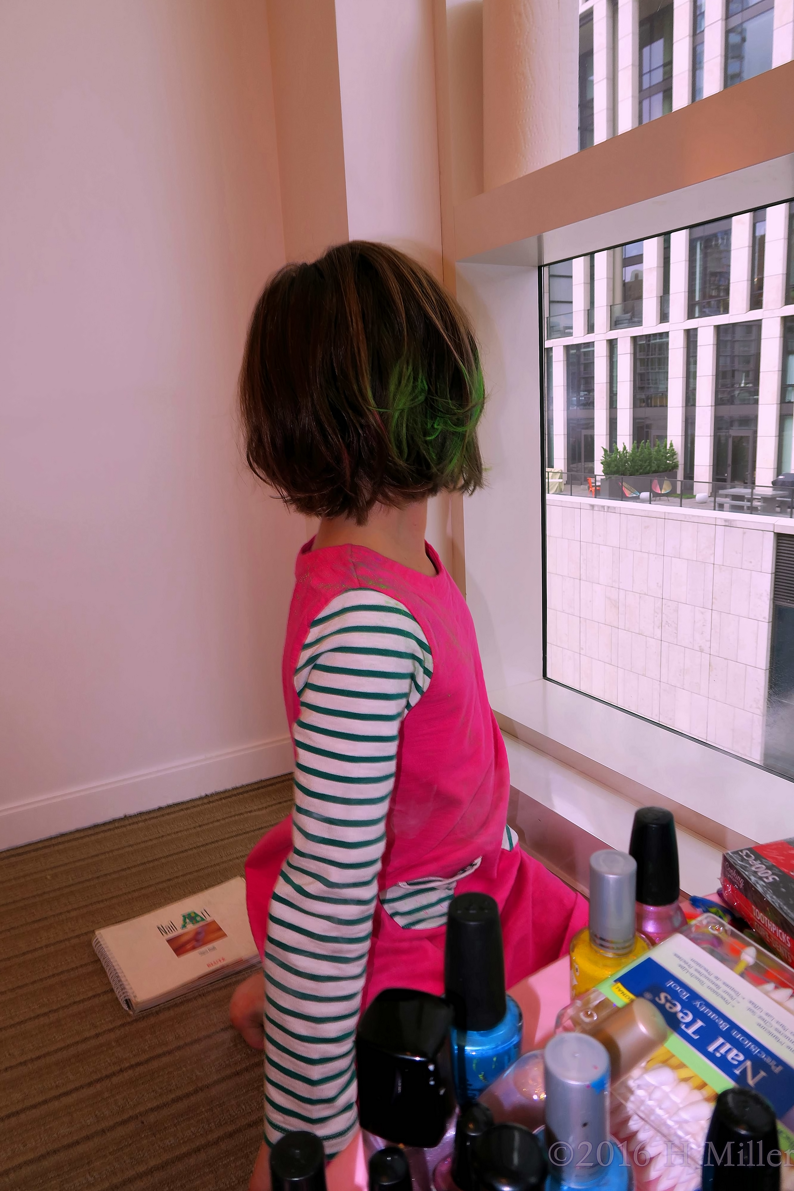 She's Excited For Her Home Spa Manicure She's Excited For Her Home Spa Manicure