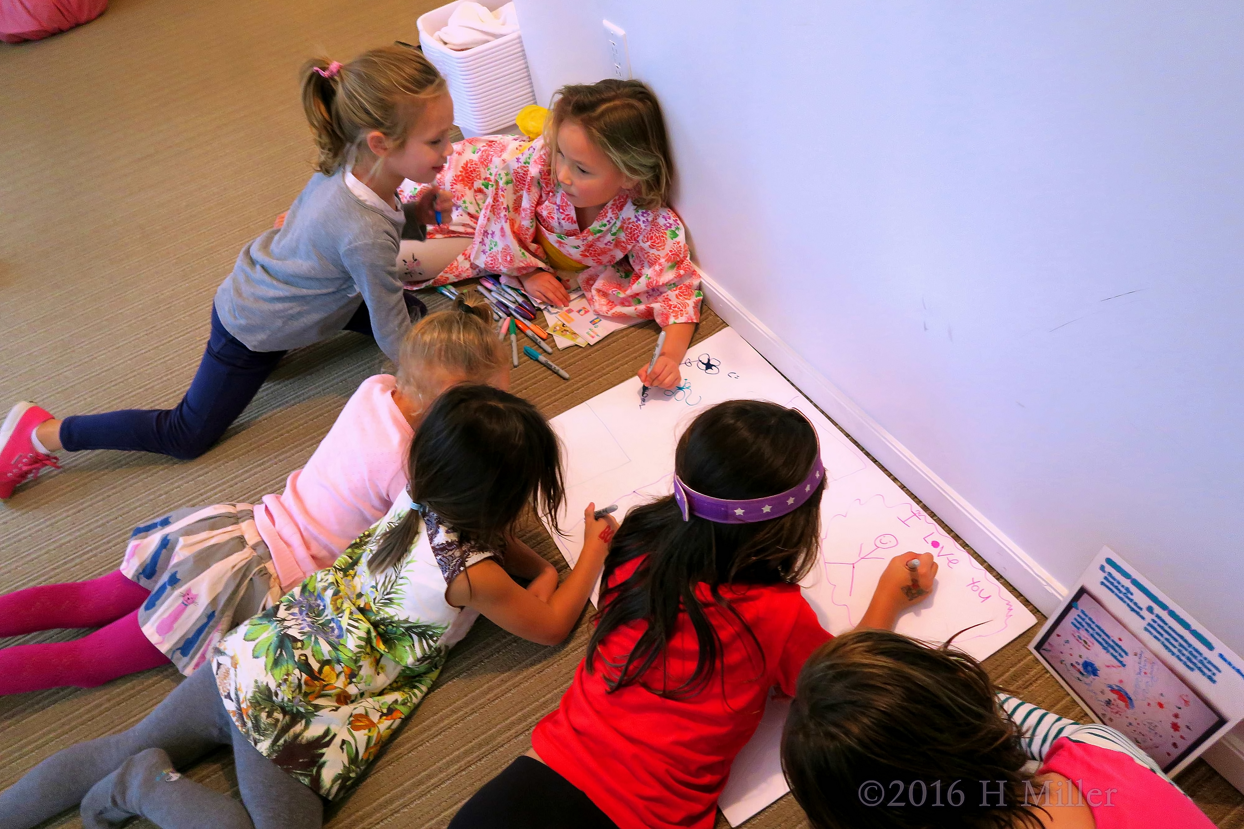 Working On The Birthday Card Working On The Birthday Card