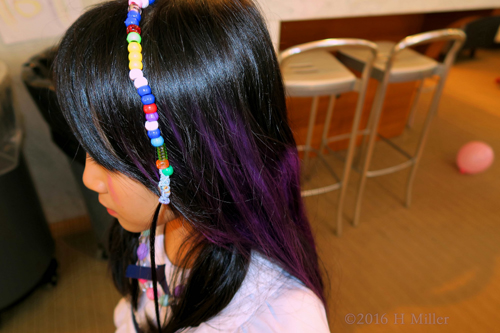 Beaded Extension Kids Spa Hairstyle