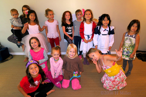 Everyone's Smiling Before The Spa Party For Girls. Everyone's Smiling Before The Spa Party For Girls.