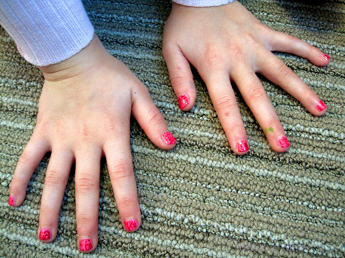 Pretty Pink Mini Manicure.