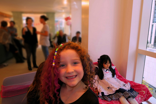 Smiling Big During The Girls Spa Party Smiling Big During The Girls Spa Party