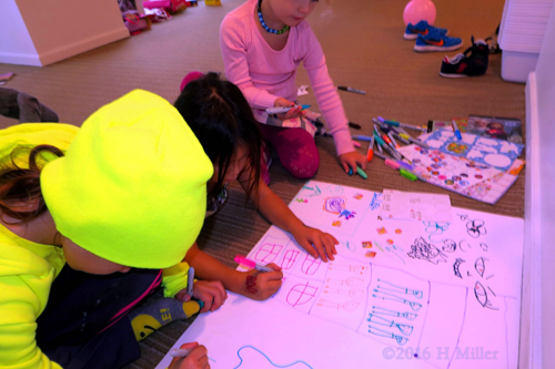 The Girls Color The Spa Birthday Card The Girls Color The Spa Birthday Card