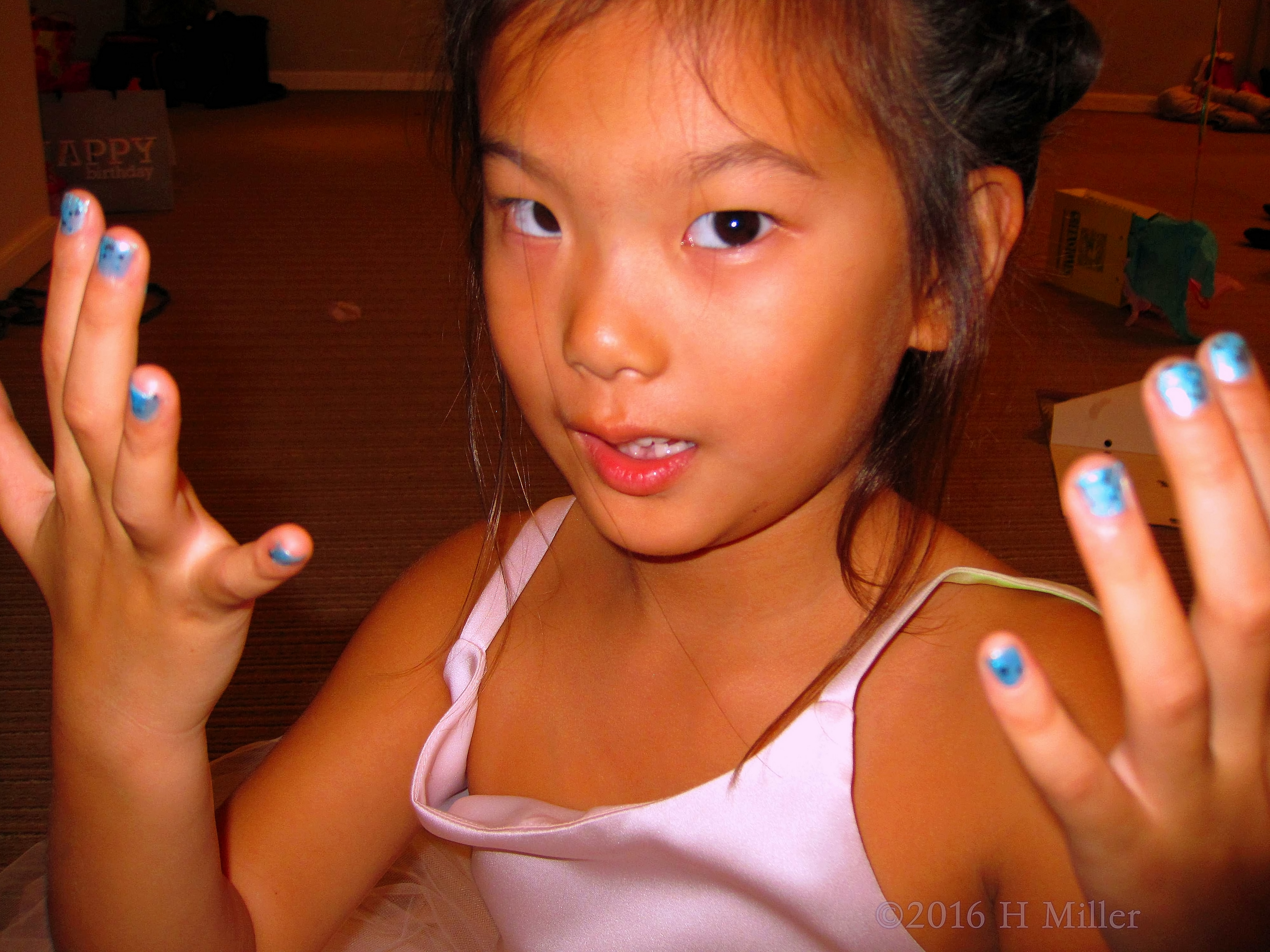 Careful, The Kids Manicure Is Still Drying! 