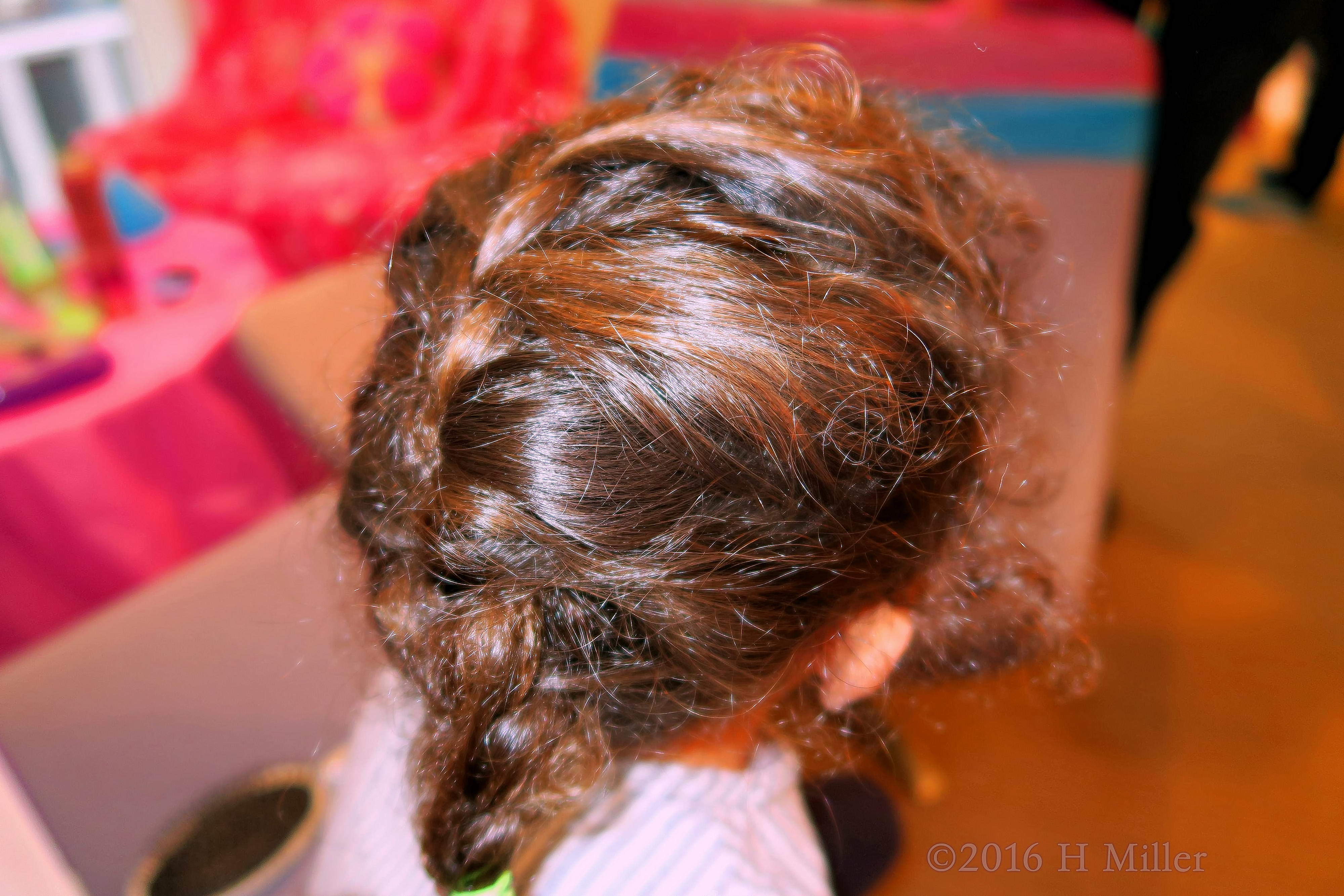 French Braid At The Home Girls Spa French Braid At The Home Girls Spa