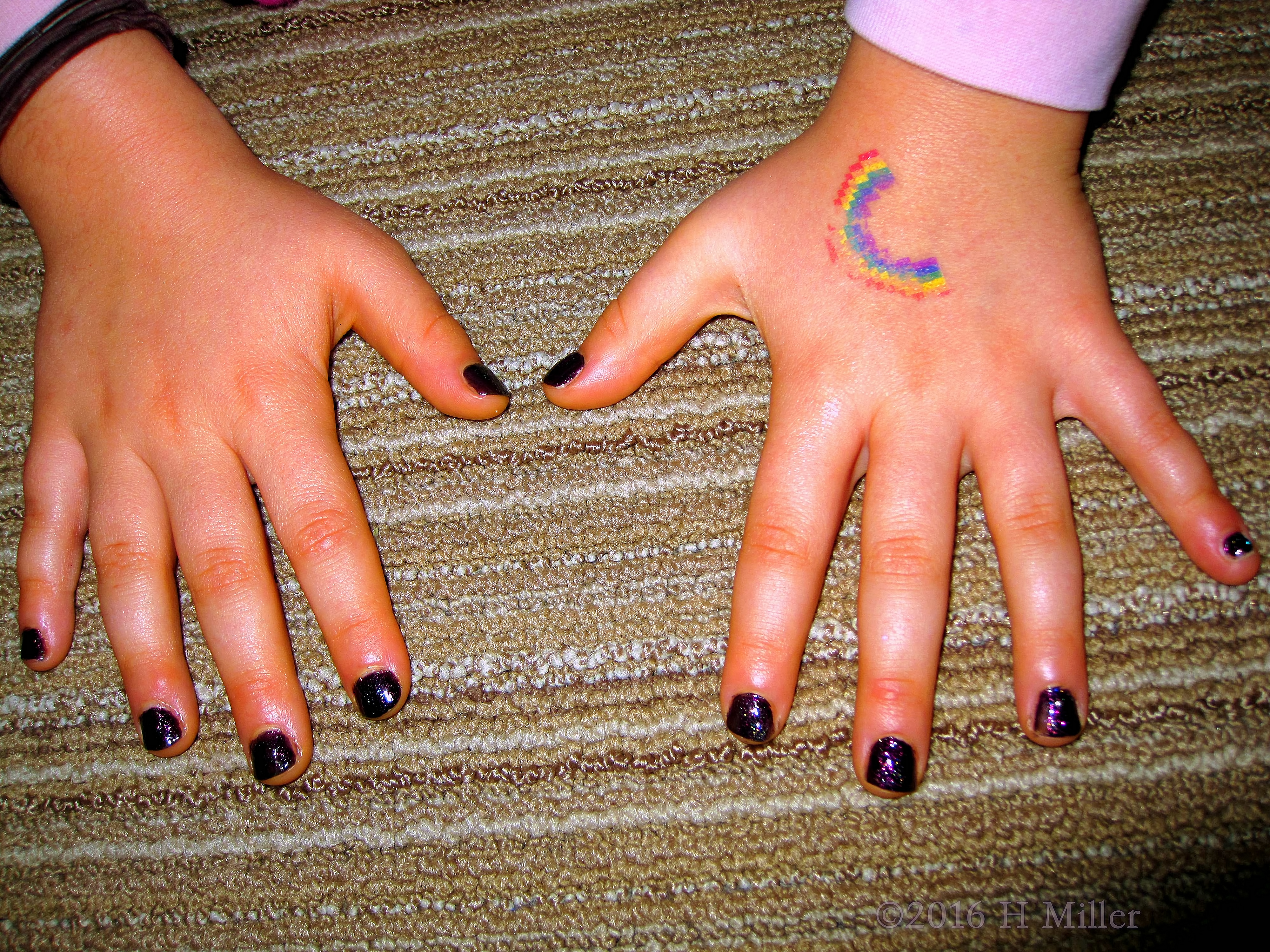 Mini Mani And A Rainbow Tattoo Mini Mani And A Rainbow Tattoo