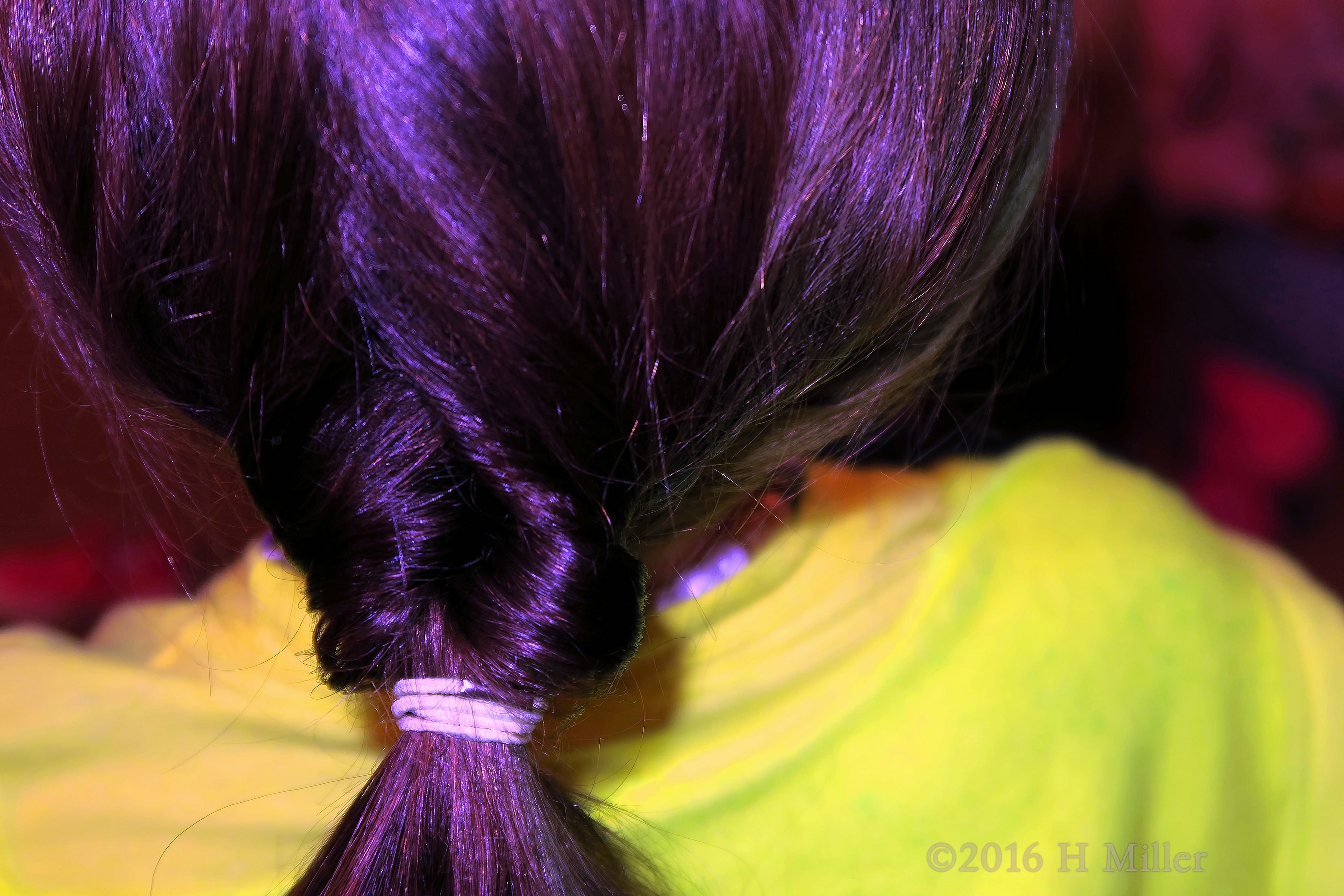 Purple Home Spa Hairstyle 