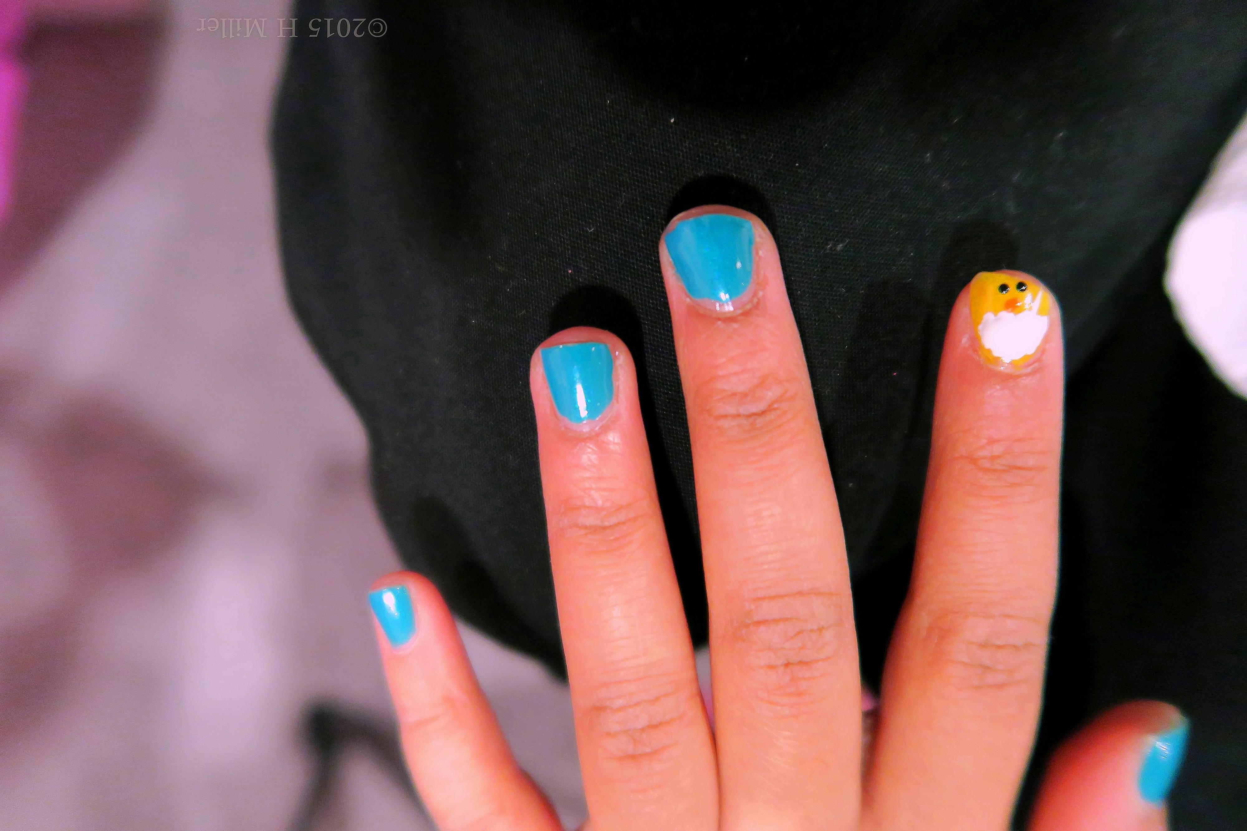 Blue And Yellow Kids Spa Party Mini Mani 