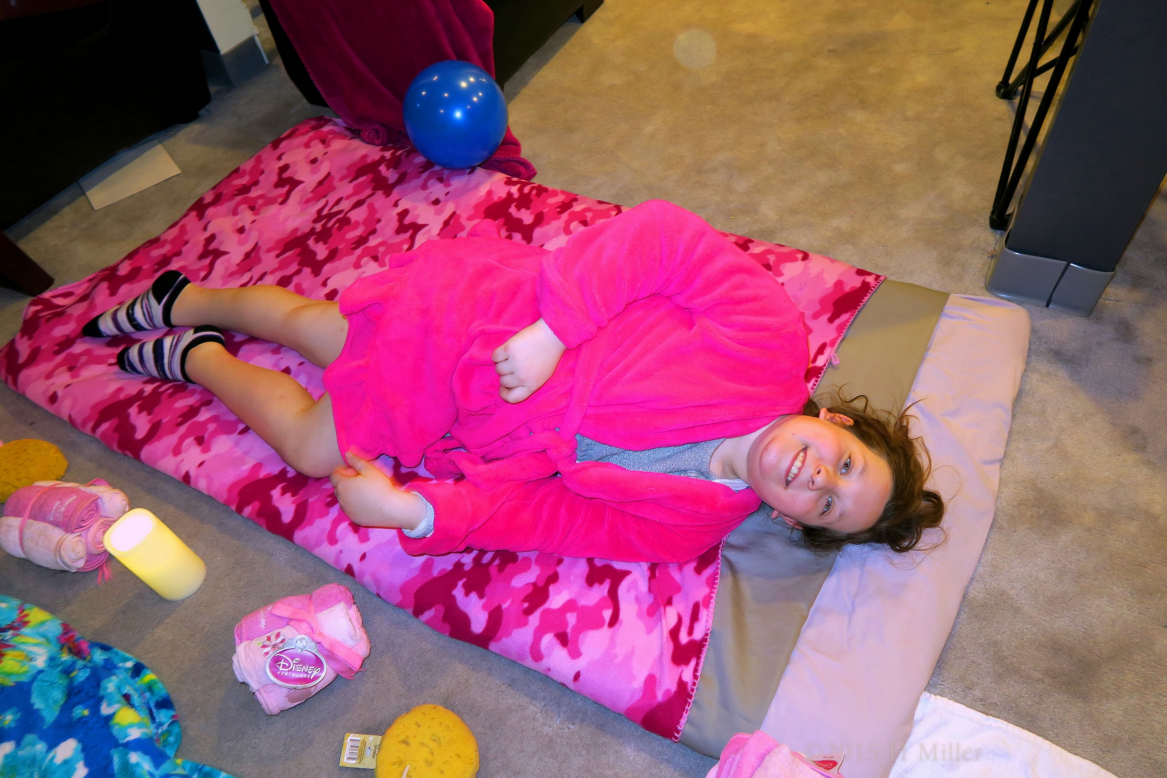 In The Kids Facial Area, Ready For Her Spa Treatment! In The Kids Facial Area, Ready For Her Spa Treatment!