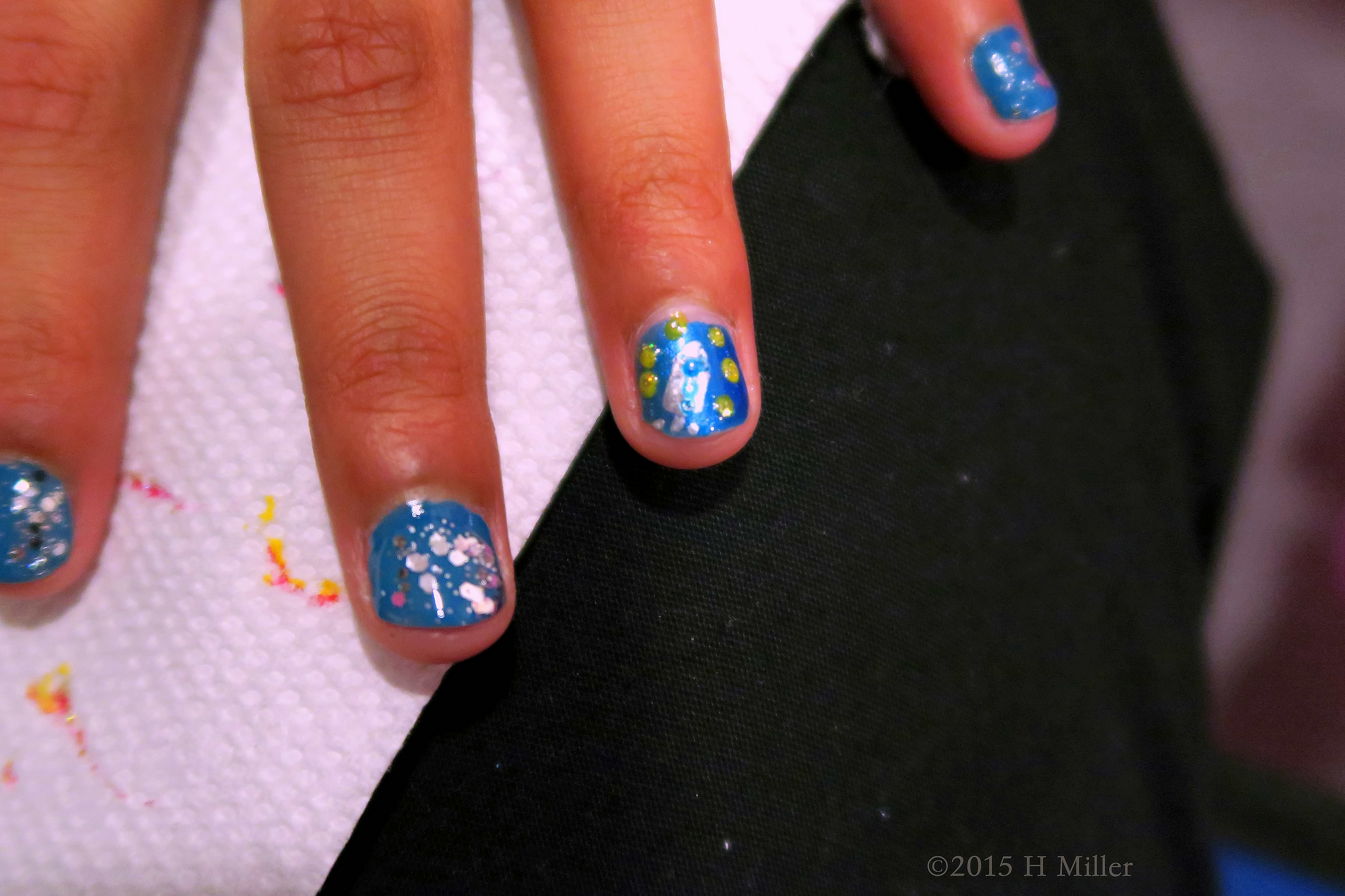Kids Mini Mani Rocket Ship N Stars Nail Design. Kids Mini Mani Rocket Ship N Stars Nail Design.