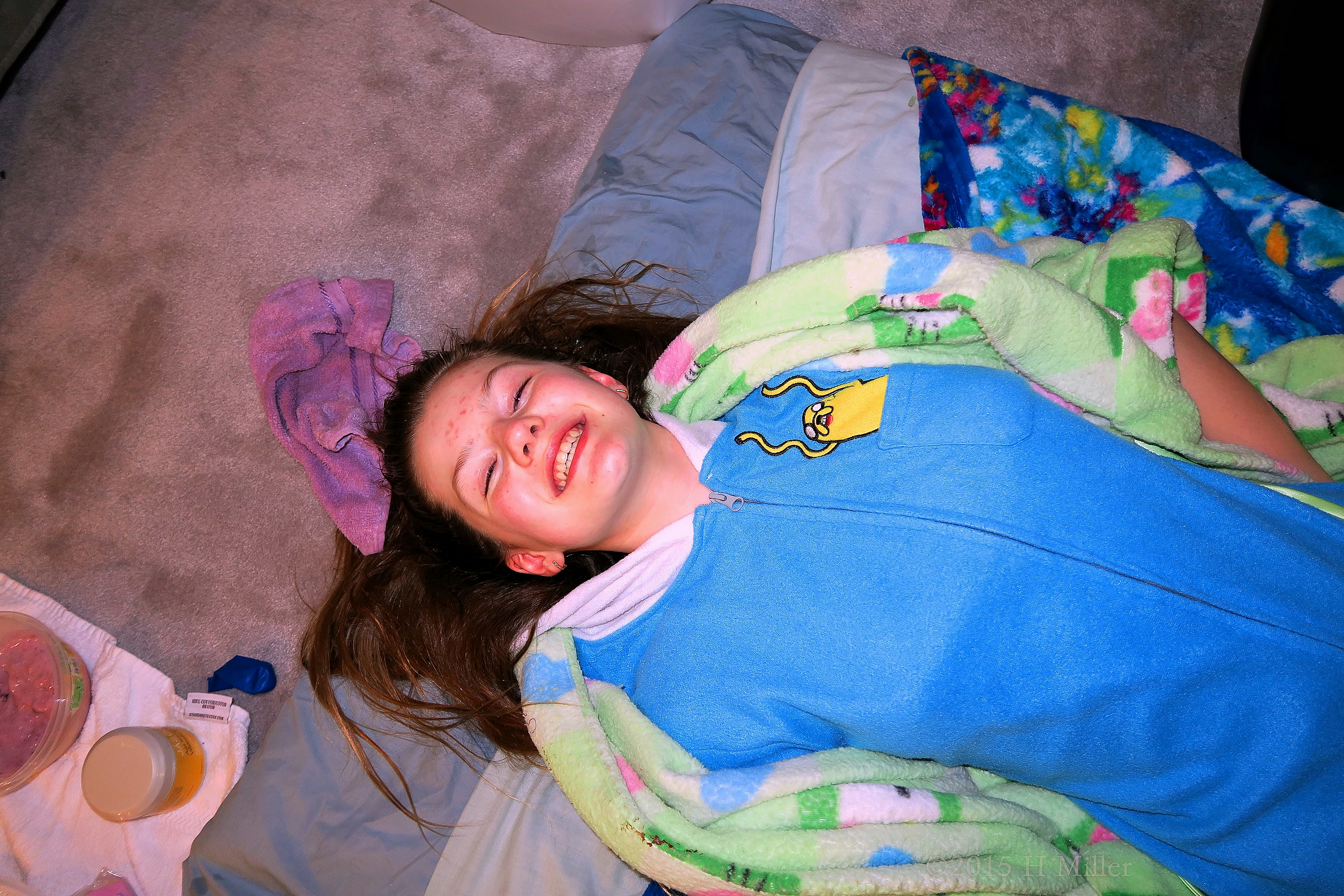 She's Excited For Her Home Spa Party For Kids Facial 4 She's Excited For Her Home Spa Party For Kids Facial 4