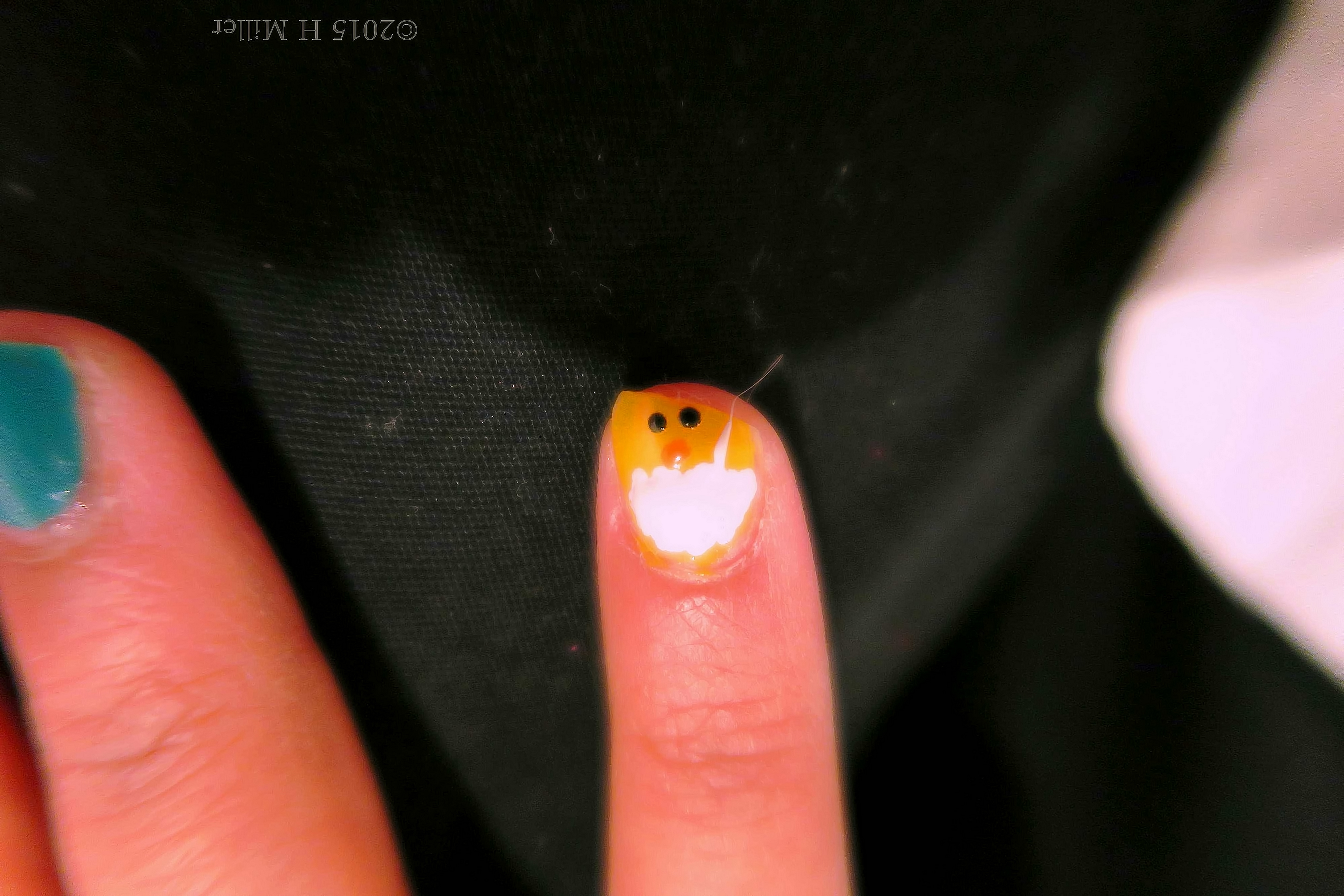 She Has A Baby Chick On Her Nail! 