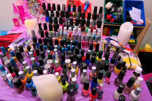 Polish Rack With Spaces. The Girls Already Chose Their Colors Polish Rack With Spaces. The Girls Already Chose Their Colors