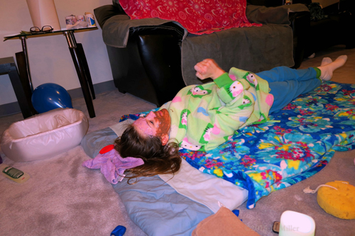 She's Relaxing During Homemade Spa Facials She's Relaxing During Homemade Spa Facials