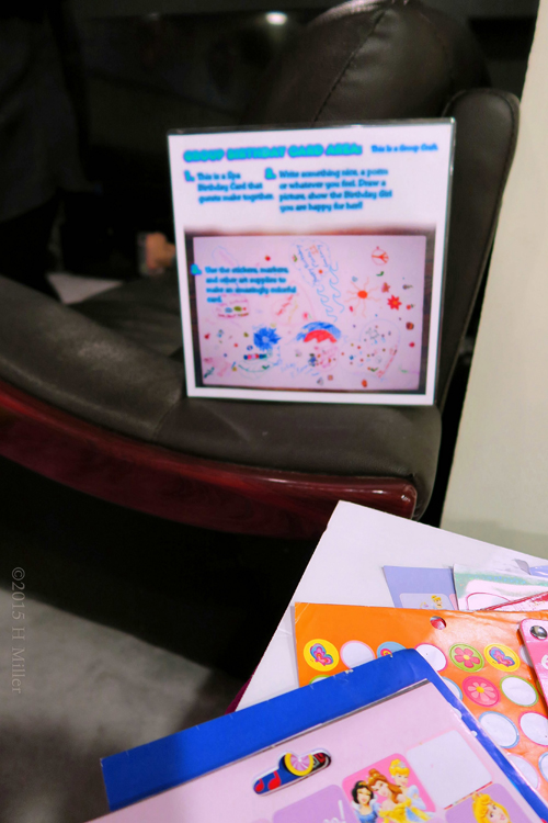 Spa Birthday Card And Stickers. Spa Birthday Card And Stickers.