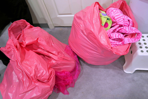 Spa Party Robes In Pink Bags