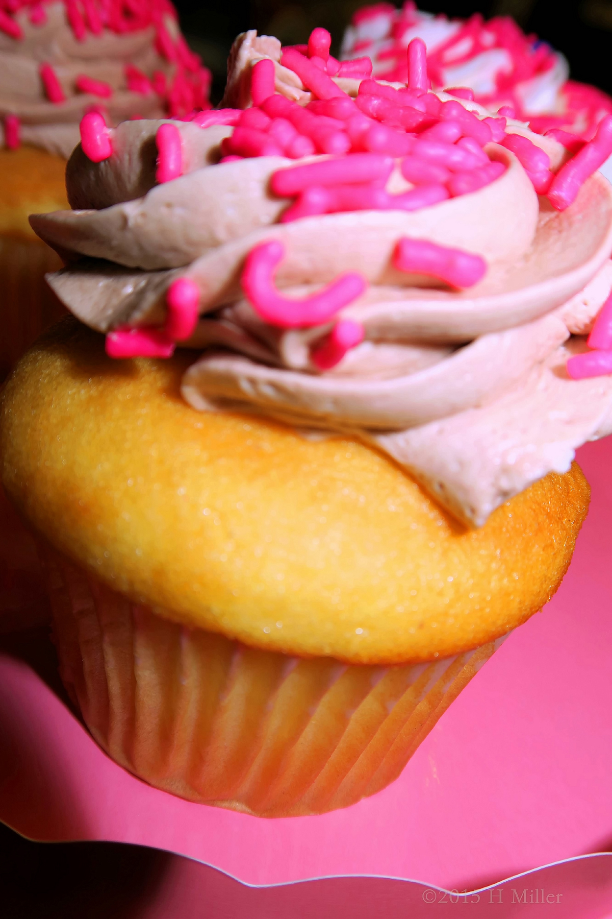 Pink Spa Birthday Cupcake 1