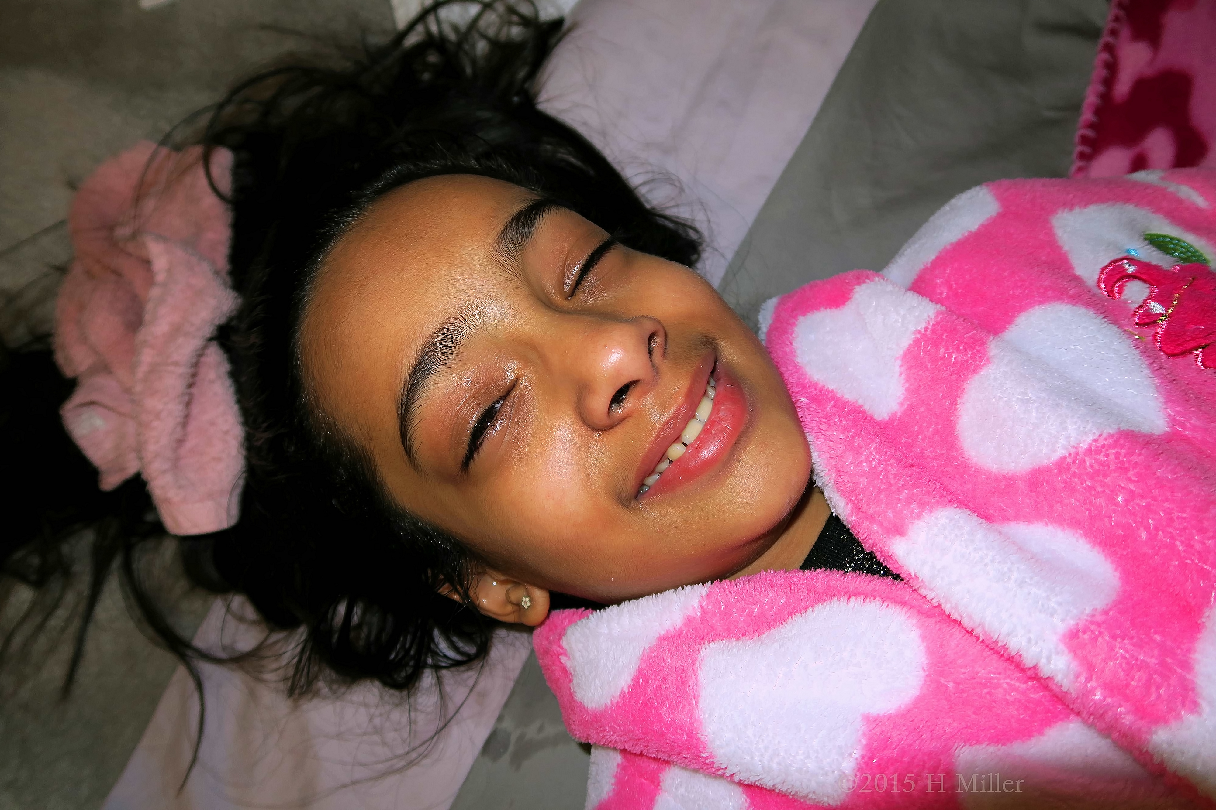 Before Facials, She's Very Relaxed Before Facials, She's Very Relaxed