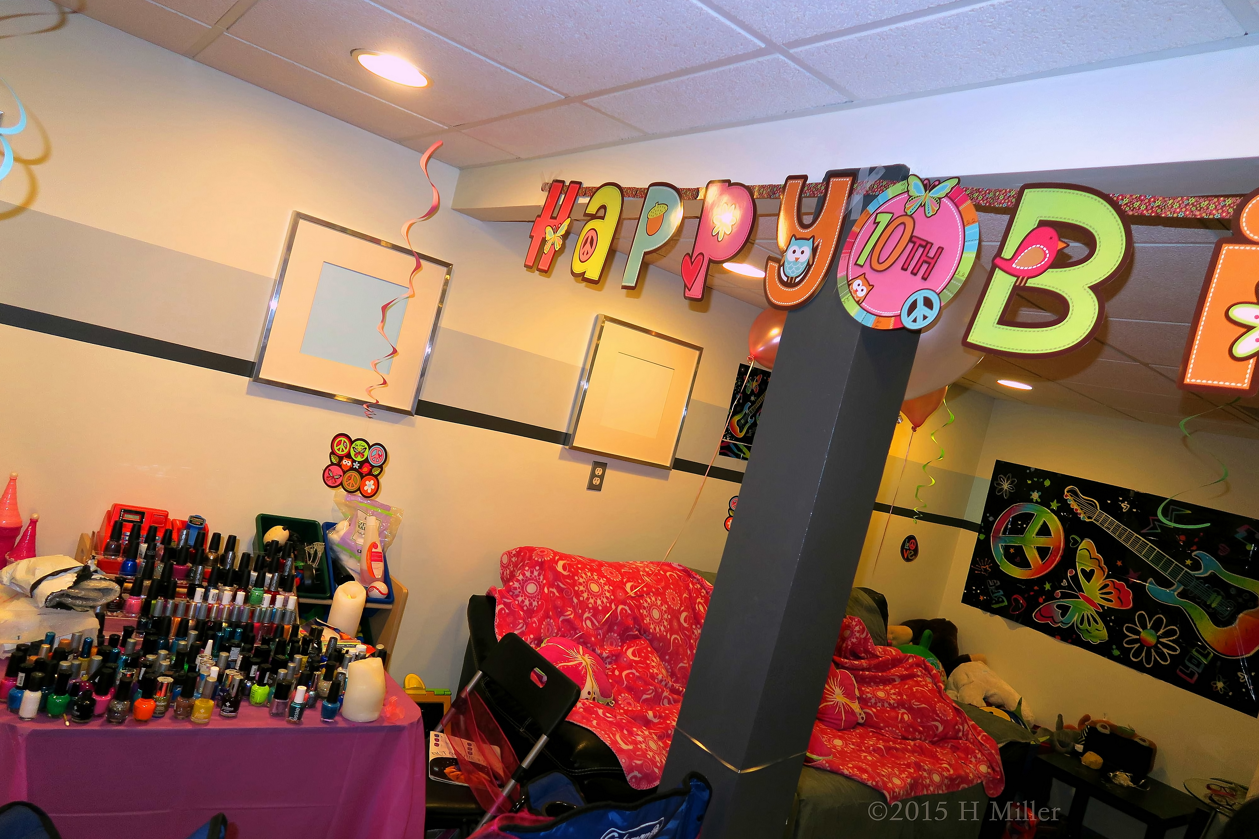 Birthday Decorations In The Home Kids Spa 