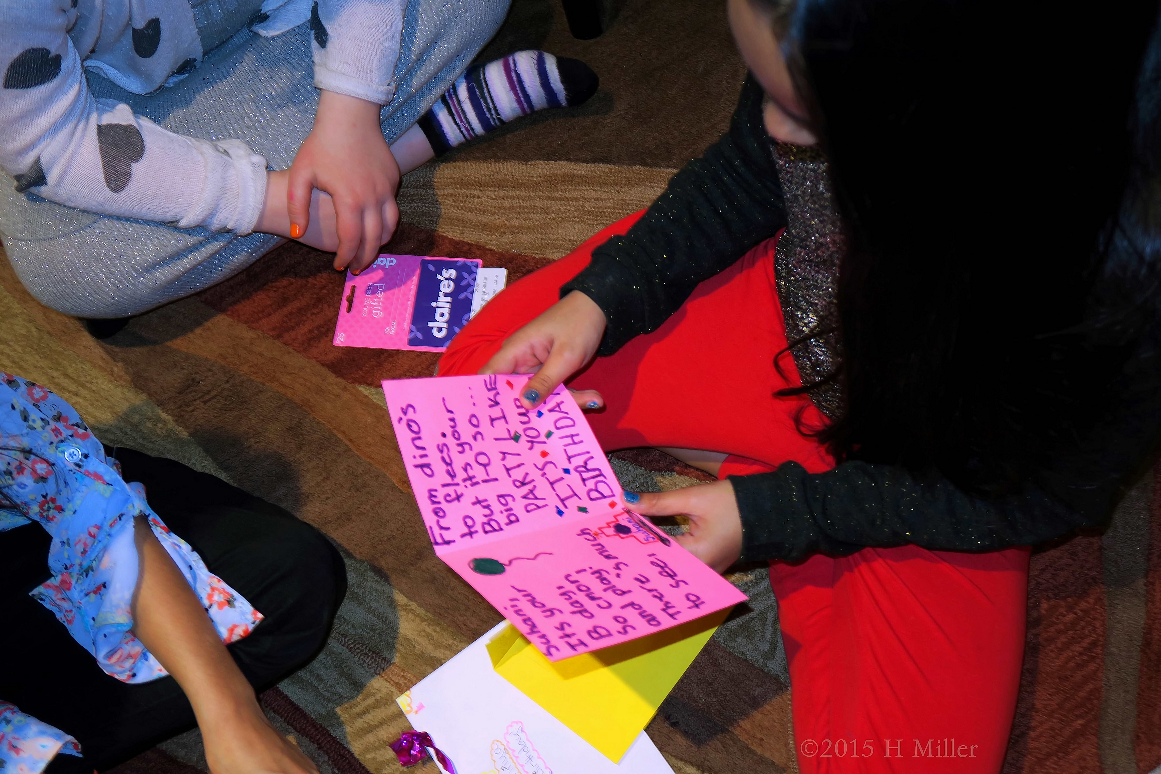 Reading Her Birthday Card 4 Reading Her Birthday Card 4