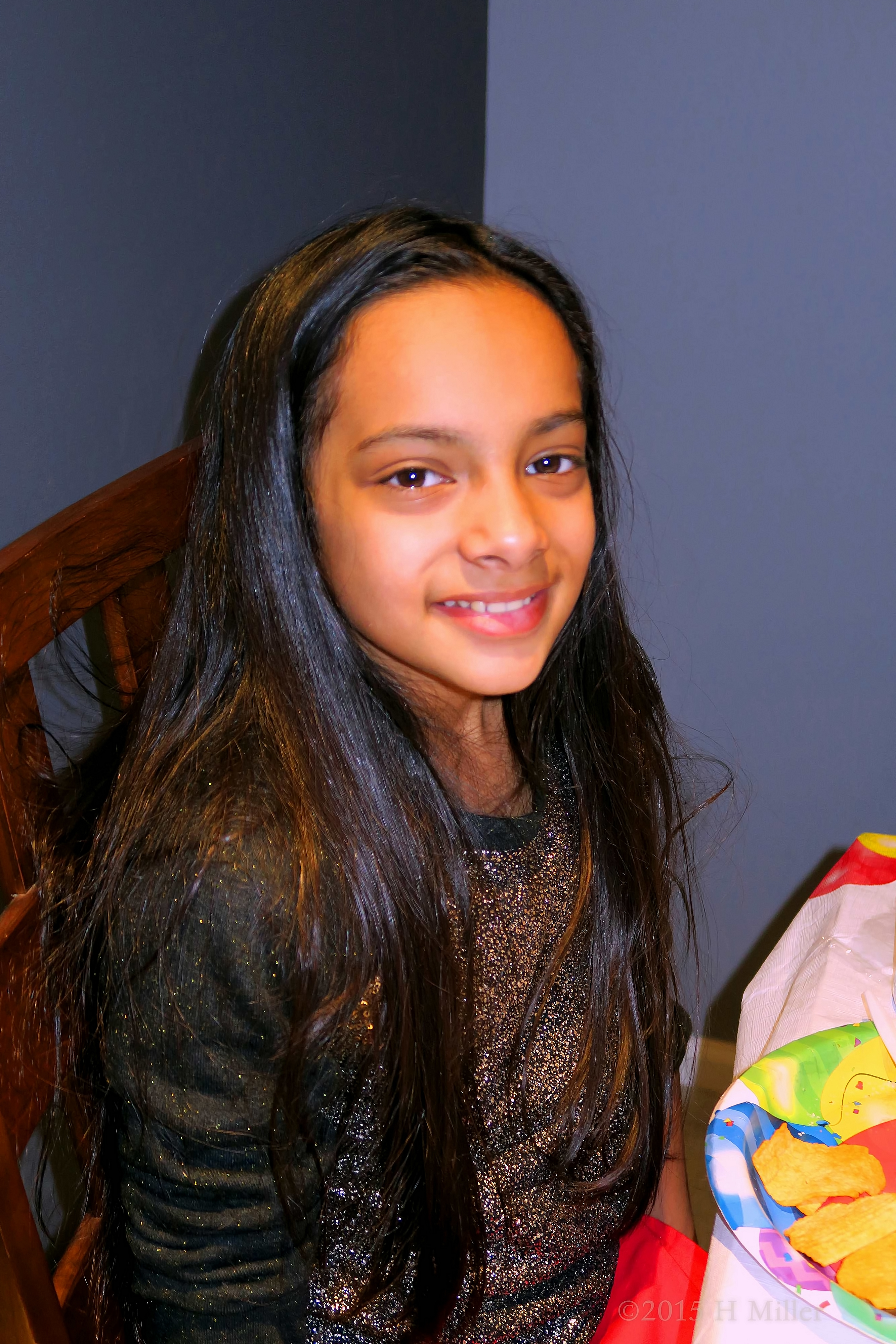 Smiling During Dinner Smiling During Dinner