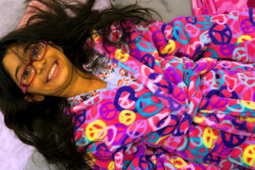 During Spa Party For Girls, She Was Excited For Facials! During Spa Party For Girls, She Was Excited For Facials!