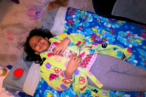 On One Of The Facial Mats, She Relaxes Before Facials On One Of The Facial Mats, She Relaxes Before Facials