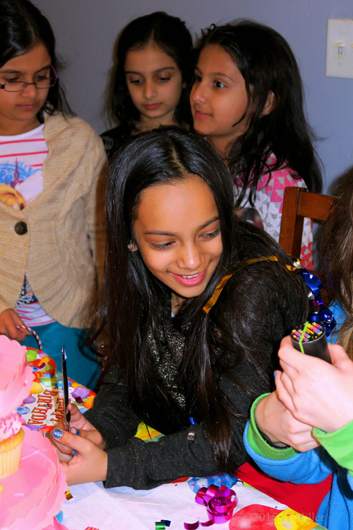 Smiling Before Cake 