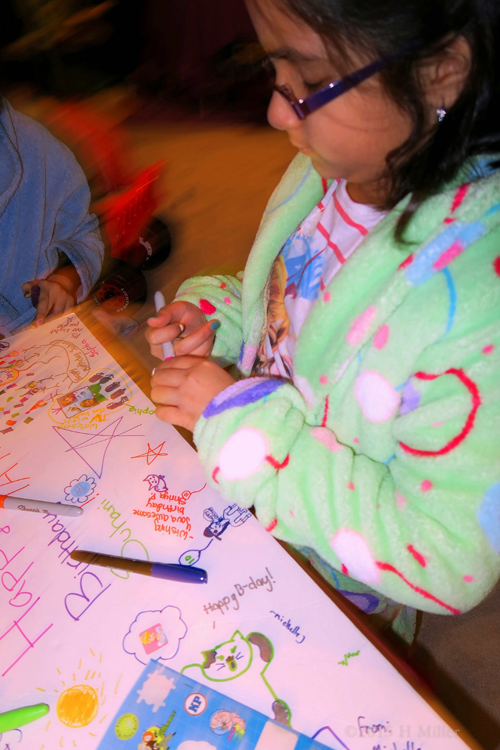 Writing On The Spa Birthday Card Writing On The Spa Birthday Card