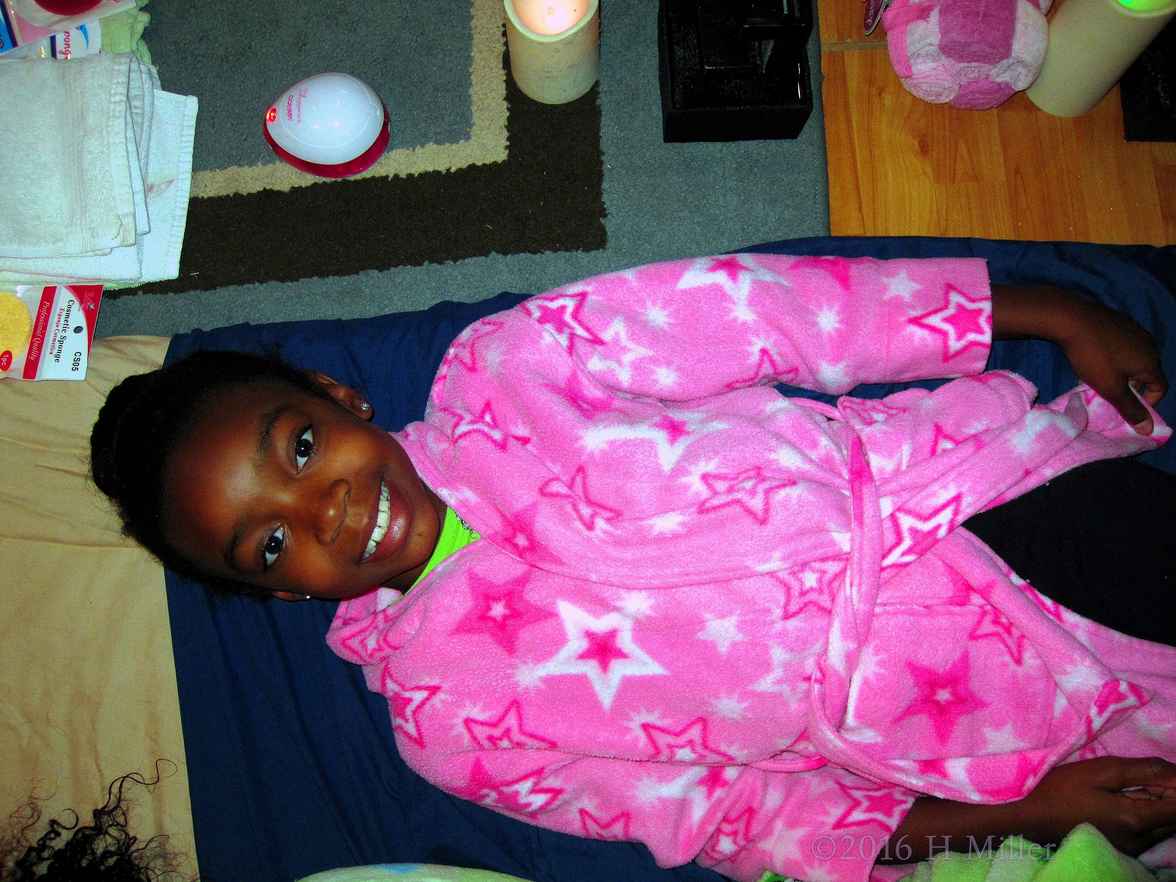 Excited For Her Kids Spa Facial, Can You Tell!! Excited For Her Kids Spa Facial, Can You Tell!!