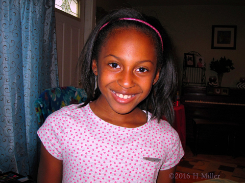 Party Guest Enjoying Herself At Sydney's Spa Party Party Guest Enjoying Herself At Sydney's Spa Party