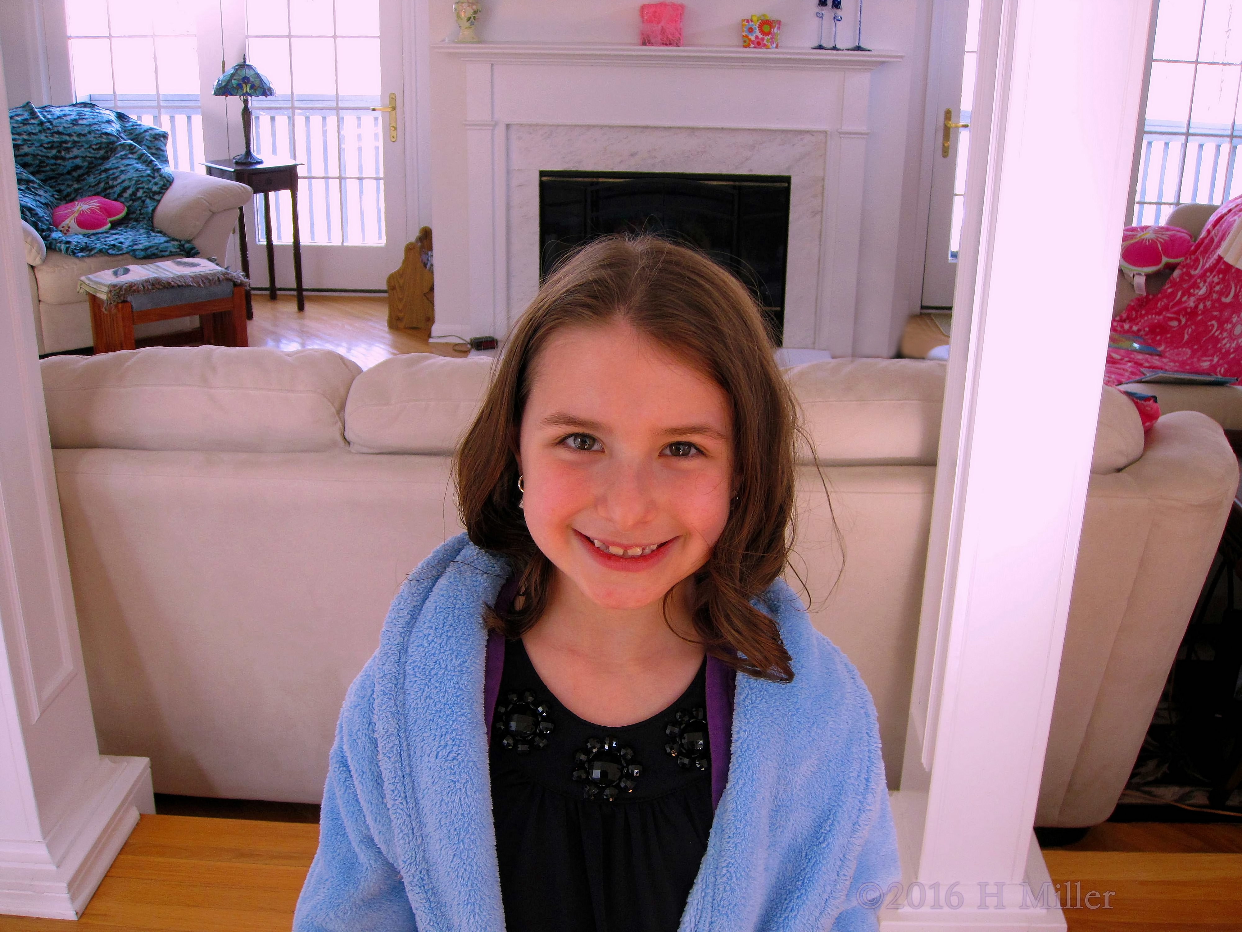 She's Happy After The Mani And The Hair Styling! She's Happy After The Mani And The Hair Styling!