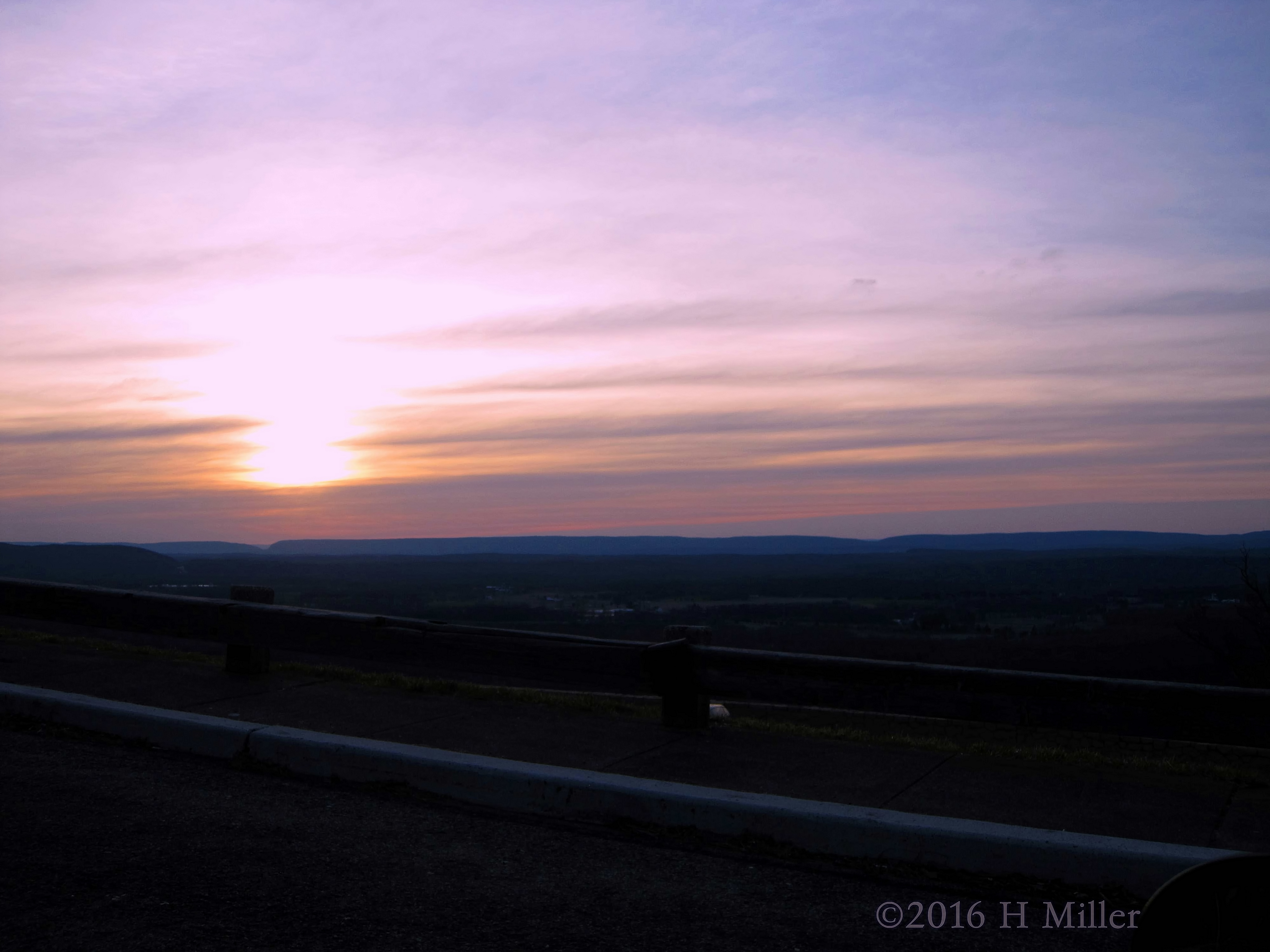 The Lookout Point Driving Back Has Such A Wonderful View Of The Beautiful Sunset! 