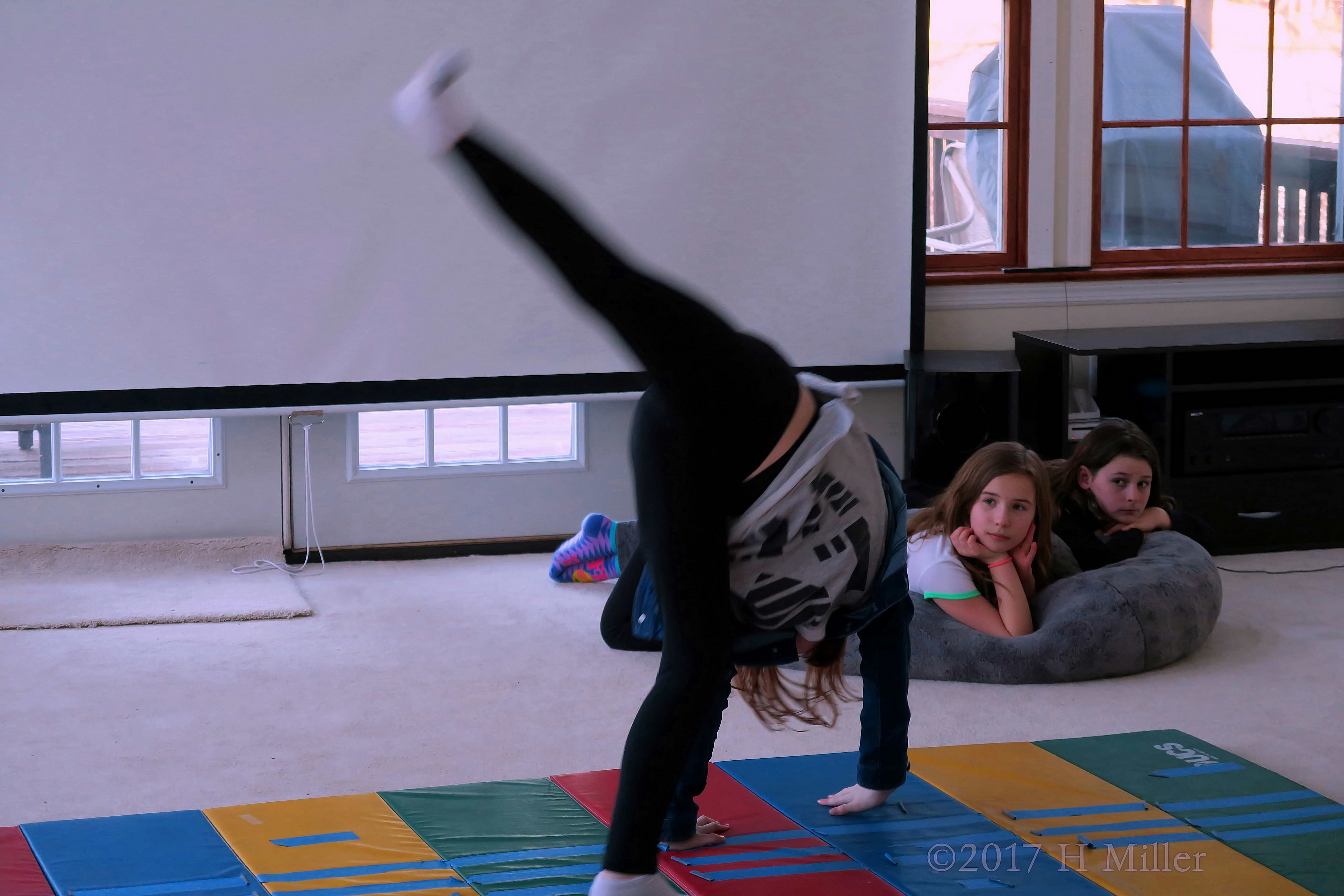 Cartwheeling Fun At The Spa Party Cartwheeling Fun At The Spa Party