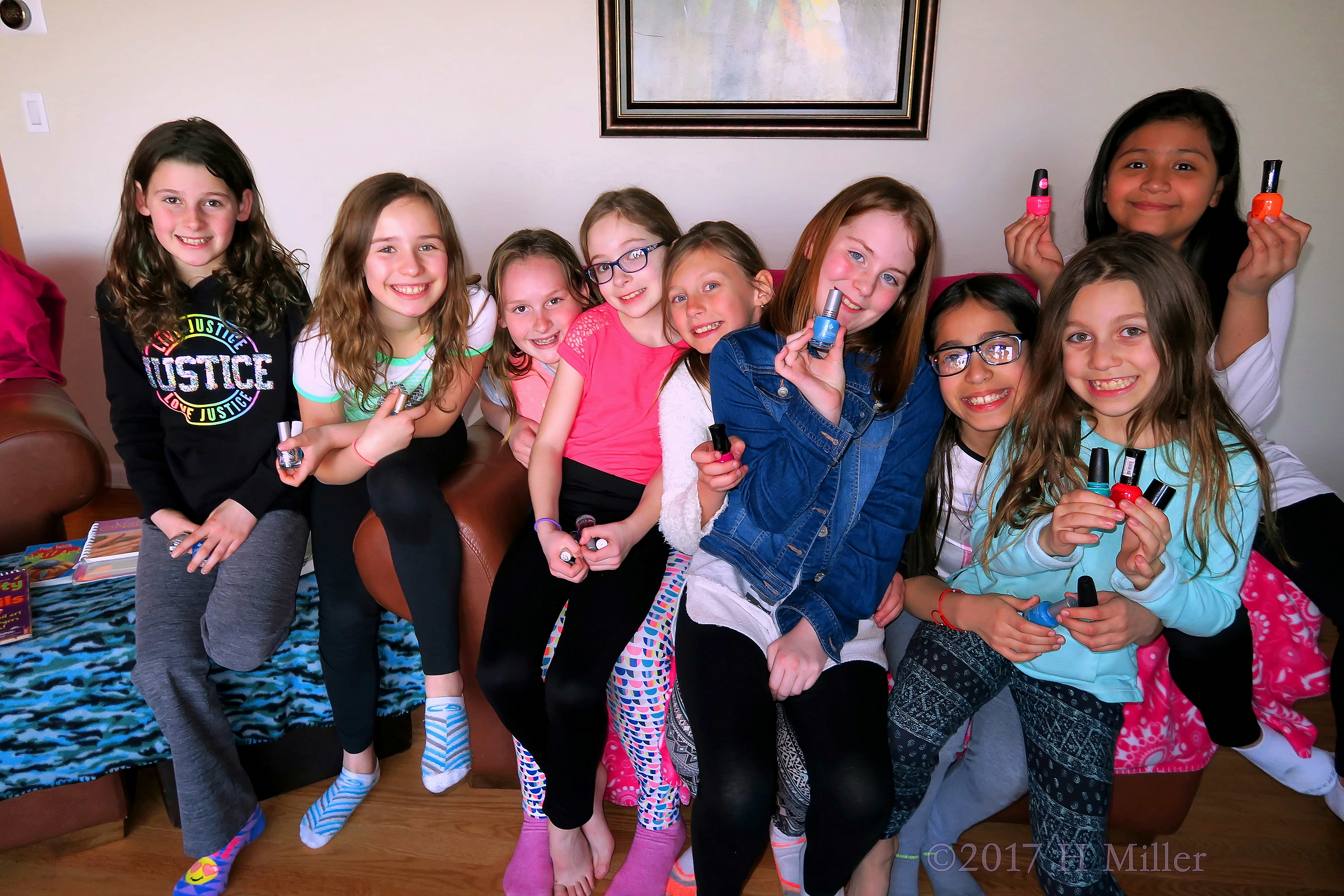 Pink, Orange, Blue, Red........ All The Colors Of The Rainbow For Their Girls Manis! Pink, Orange, Blue, Red........ All The Colors Of The Rainbow For Their Girls Manis!