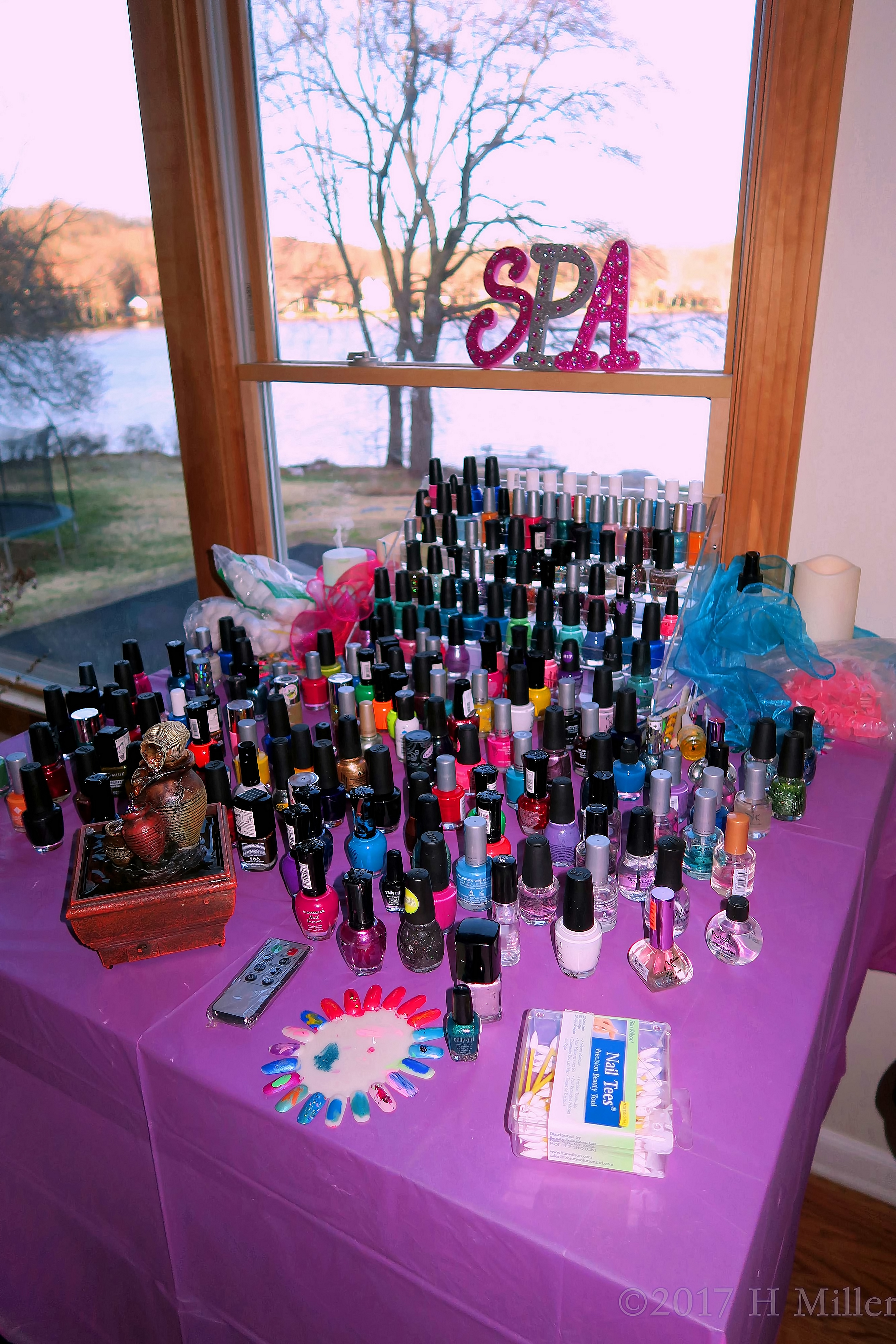 Wide Array Of Colors And Finishing Top Coats To Choose From For The Kids Nail Spa 