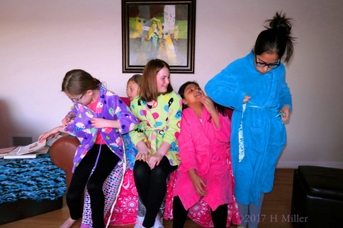 Everyone Striking A Pose In Their Spa Robes Everyone Striking A Pose In Their Spa Robes