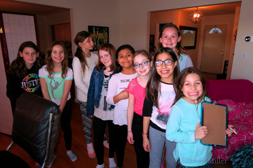 Party Guests Smile For The Camera During The Spa Party Group Photo Party Guests Smile For The Camera During The Spa Party Group Photo