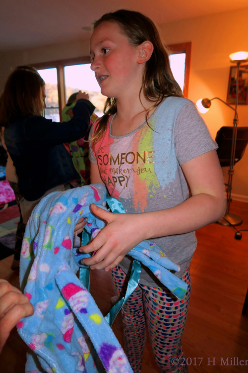 Spa Robe And Nail Polish... All Ready For A Fun Day Spa Robe And Nail Polish... All Ready For A Fun Day