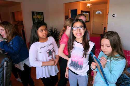 Tessa And Her Friends Having A Blast At Her Spa Party Tessa And Her Friends Having A Blast At Her Spa Party