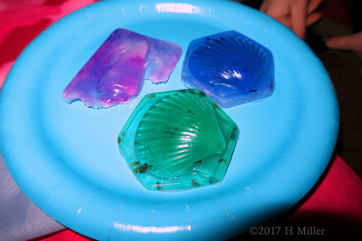 Blue Green And Purple Soap Kids Craft Creation 